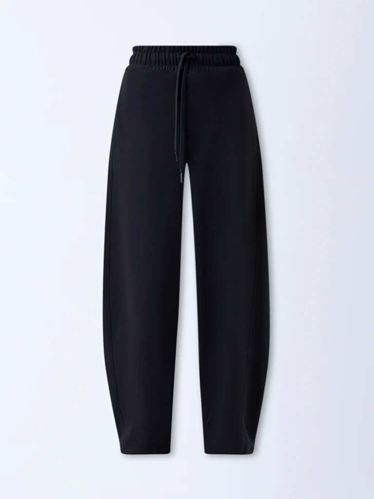 Studiofit Black High-Rise Pants - Image 5