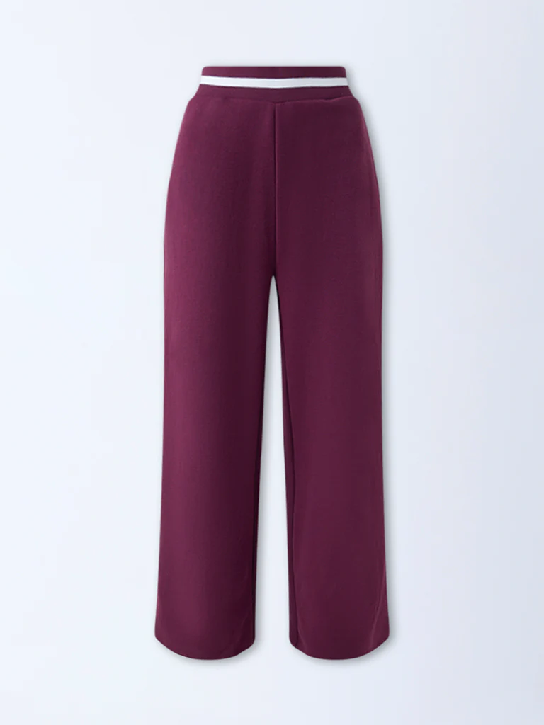 Studiofit Plum High-Rise Pants - Image 5