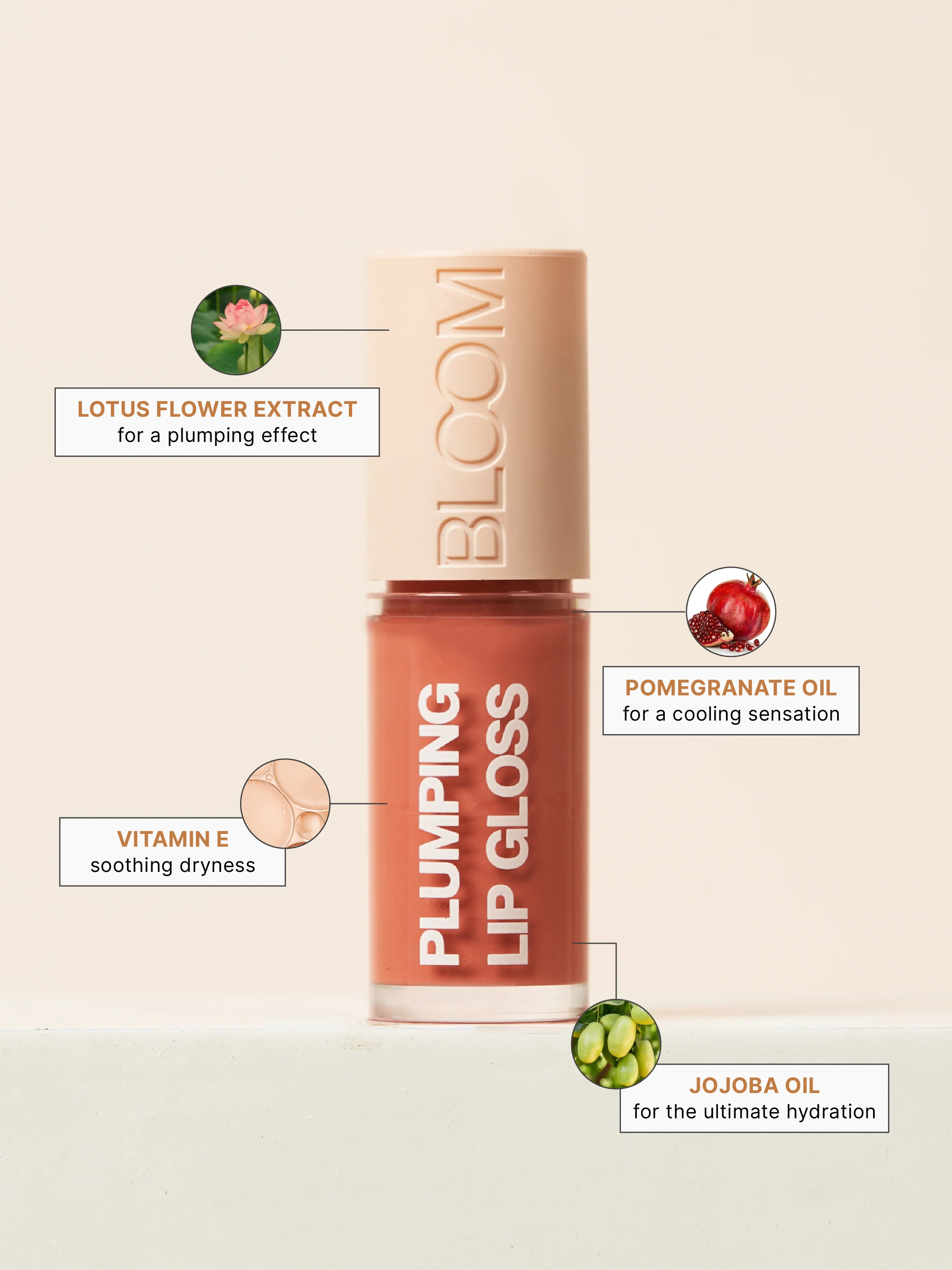 Studiowest Bloom Pink 07 Sorbet Lip Gloss - 7 GM - Image 3
