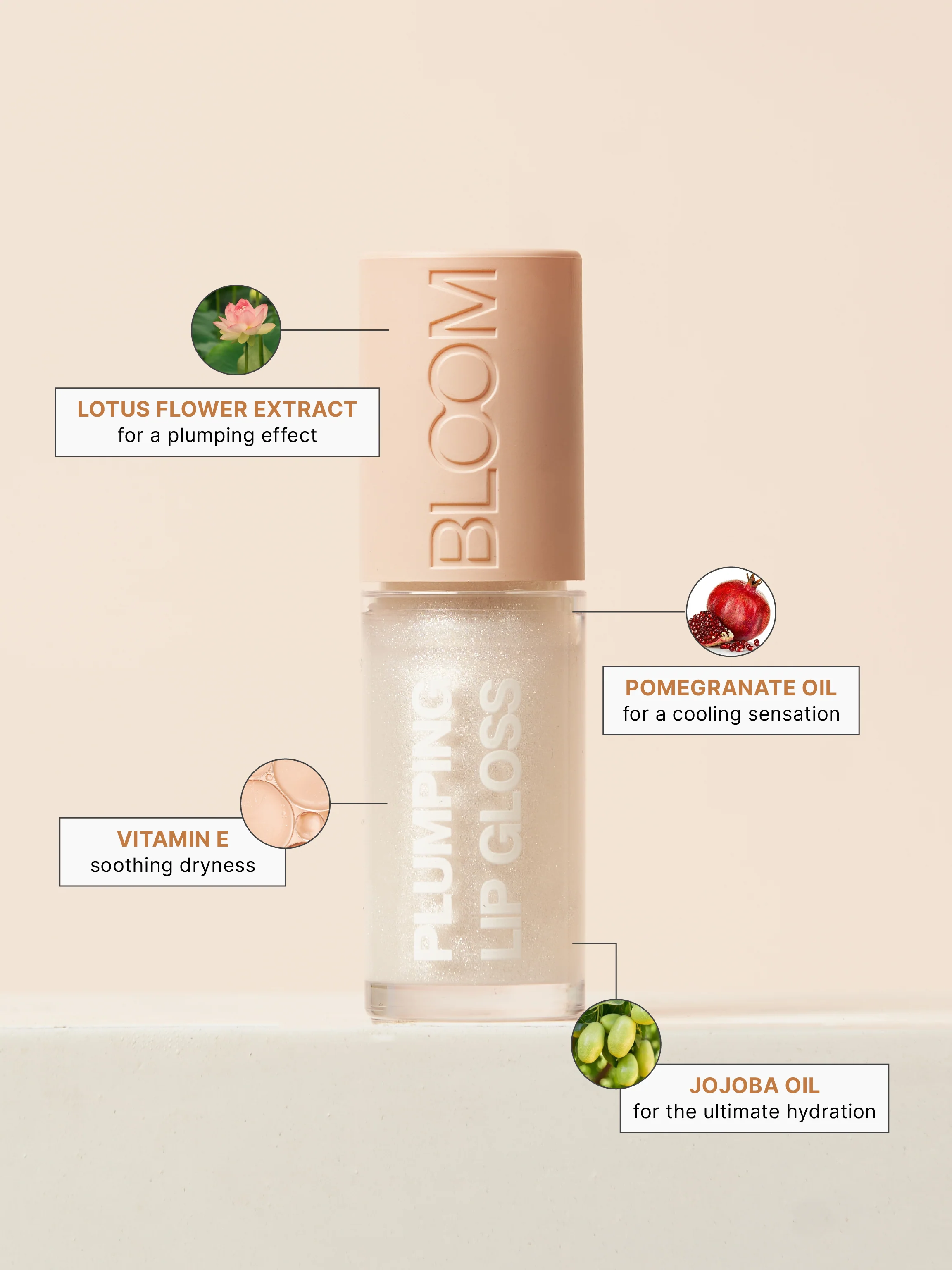 Studiowest Bloom Transparent 01 Crystal Lip Gloss - 7 GM - Image 3