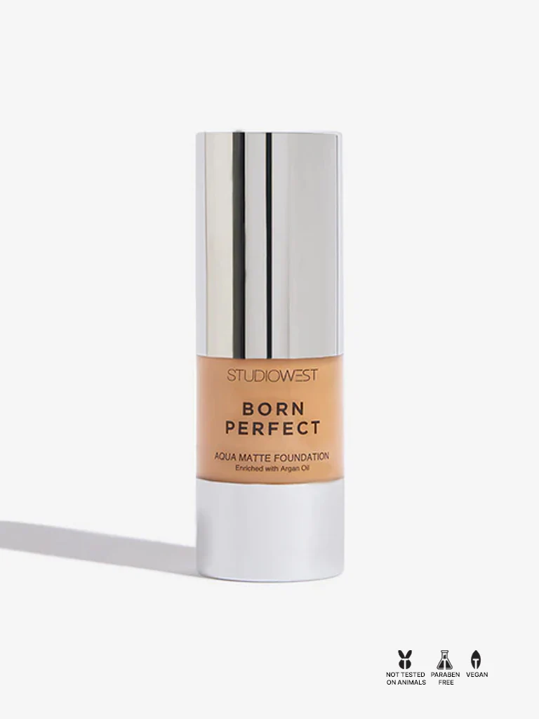 Studiowest Caramel Born Perfect Aqua Matte Foundation - 23 ml - Image 3