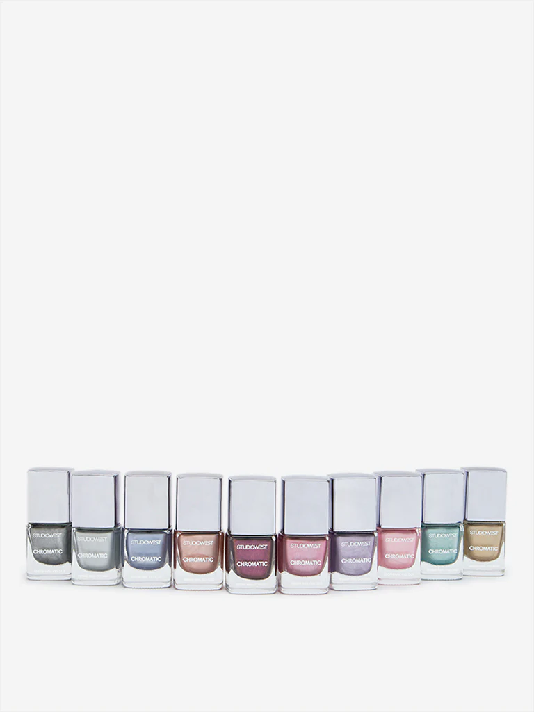 Studiowest Chromatic Wine Purple Glint PR-31 Nail Colour - 8 ml - Image 4
