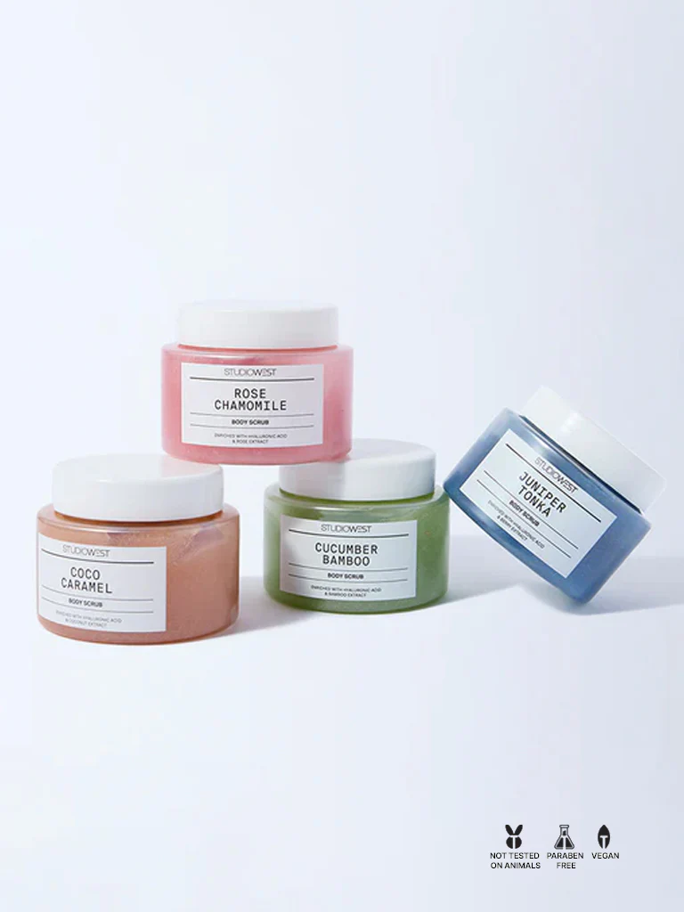 Studiowest Rose Chamomile Body Scrub - 180 gm - Image 4