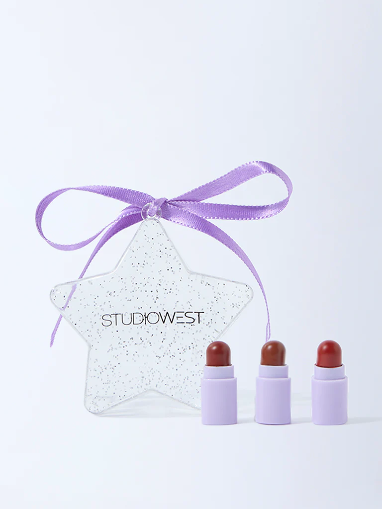 Studiowest Glitzy Mini Lipsticks Brown - Pack of 3