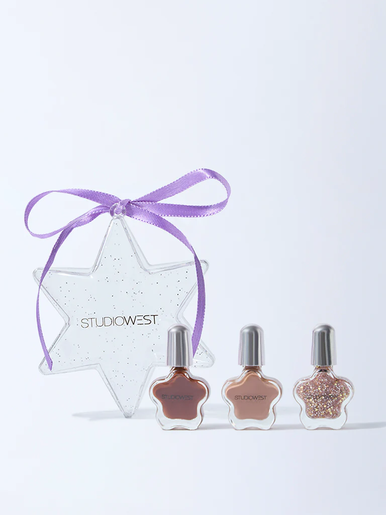 Studiowest Glitzy Minis Nail Color Brownie - Pack of 3