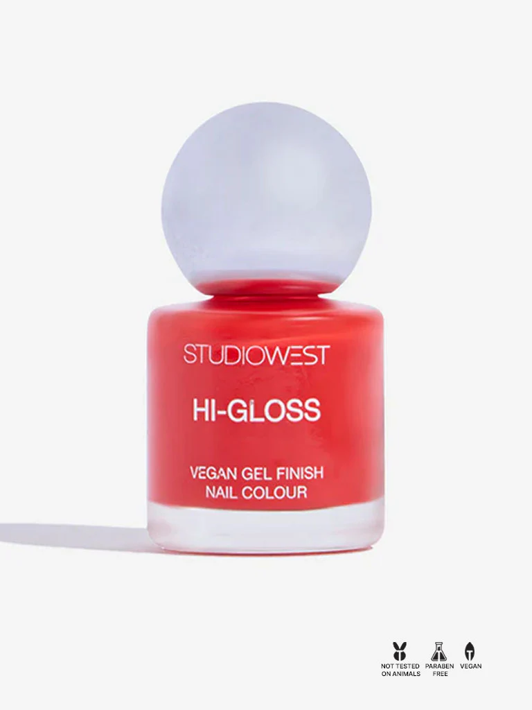 Studiowest Hi-Gloss Red Love R-05 Creme Nail Colour - 8 ml - Image 3