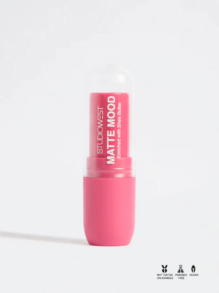 Studiowest Matte Mood Sass P-01 Lipstick - 4.2 gm - Image 3