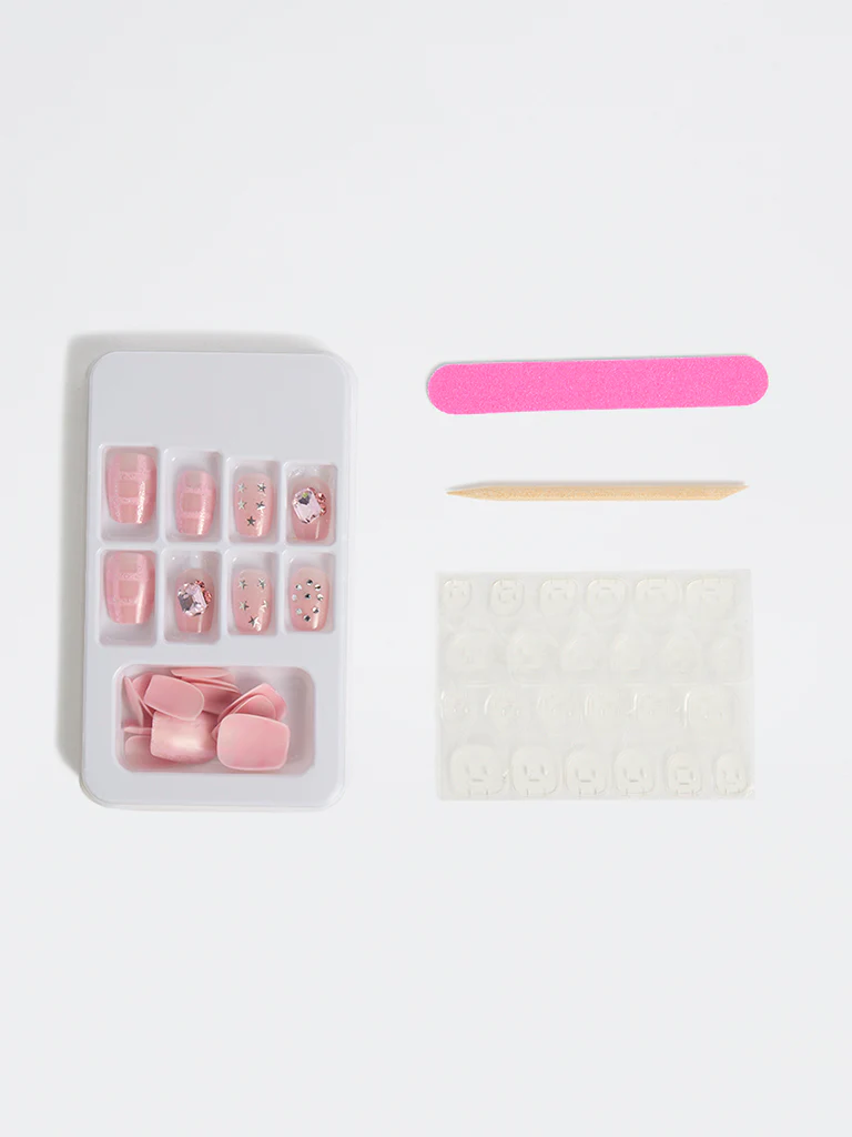 Studiowest Pink Thunder Press-On Nail Set - Image 2