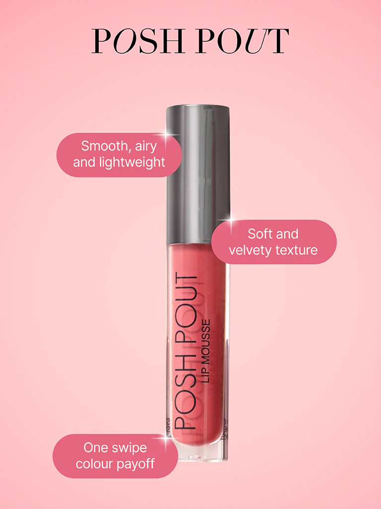 Studiowest Posh Pout Toffee Fix BR-01 Lip Mousse - 4.2 ml - Image 4