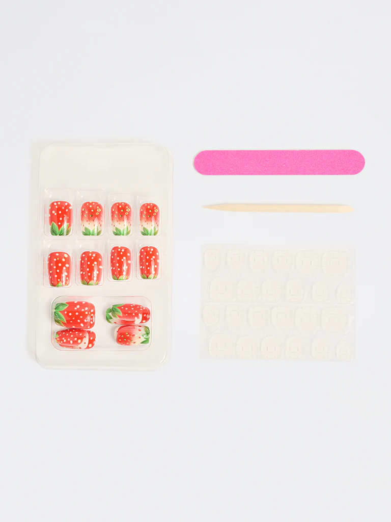Studiowest Press and Go Strawberry Press-On Nail Set - Image 2