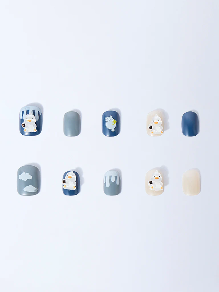 Studiowest Press & Go Duck Craze Reusable Press-On Nail Set