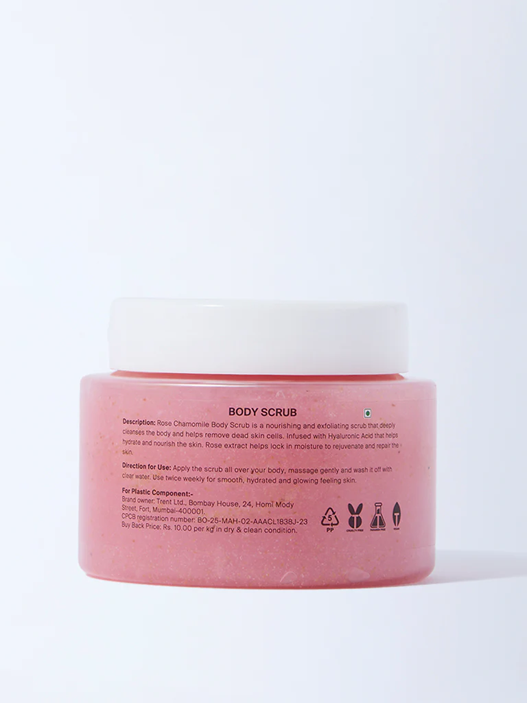 Studiowest Rose Chamomile Body Scrub - 180 gm - Image 3