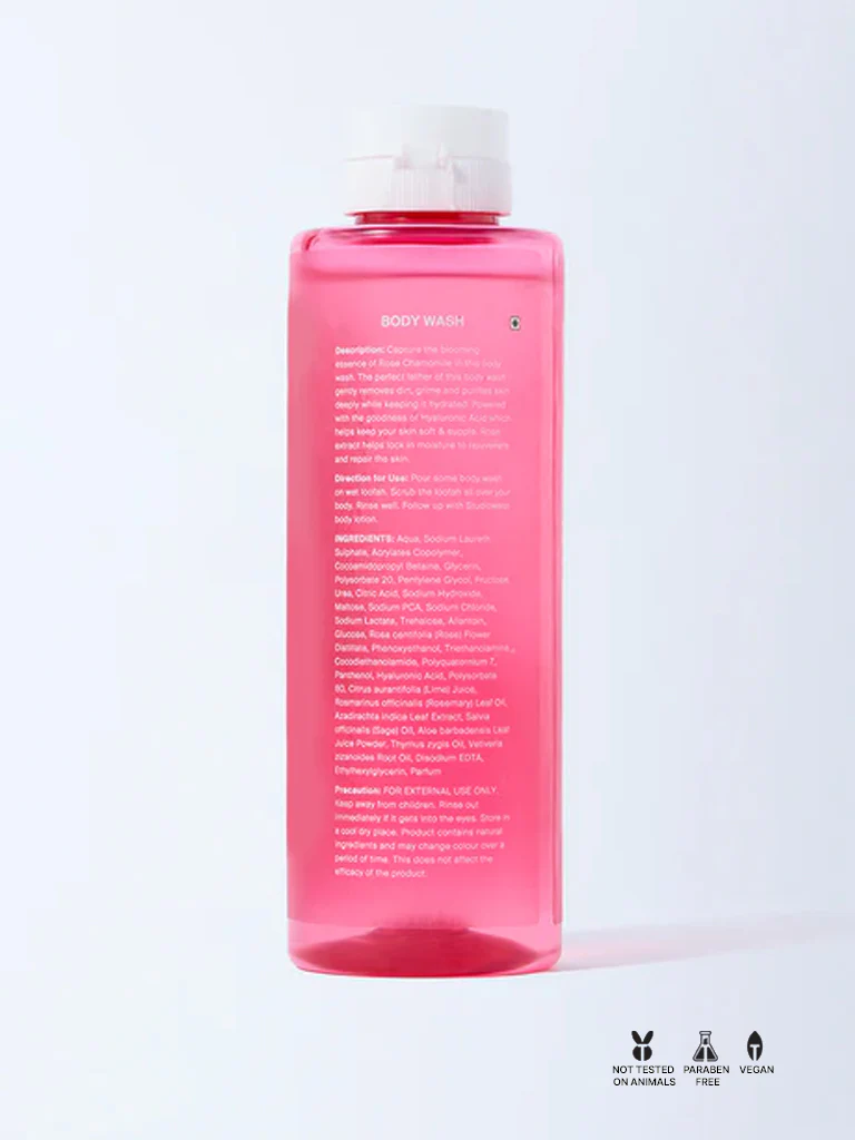 Studiowest Rose Chamomile Body Wash - 250 ml - Image 3