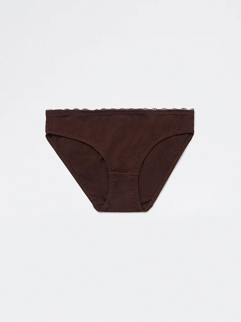 Superstar Brown Cotton-Blend Bikini Briefs - Pack of 2 - Image 7