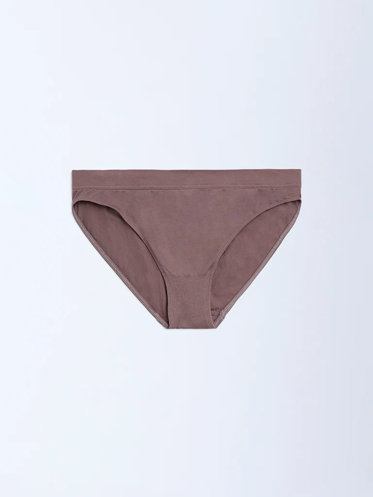 Superstar Brown Seam-Free Bikini Briefs - Pack of 2 - Image 6
