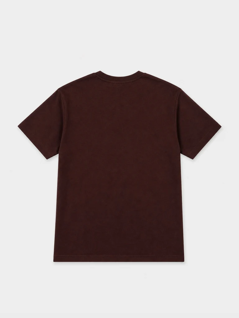 Superstar Dark Brown Graphic Printed Cotton T-Shirt Dress - Image 6
