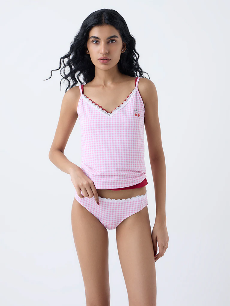 Superstar Multicolour Cotton-Blend Camisoles - Pack of 2