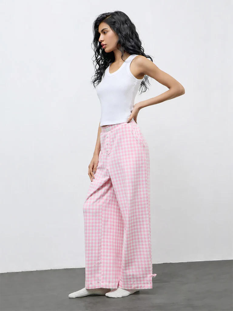 Superstar White Ribbed Cotton-Blend Tank Top