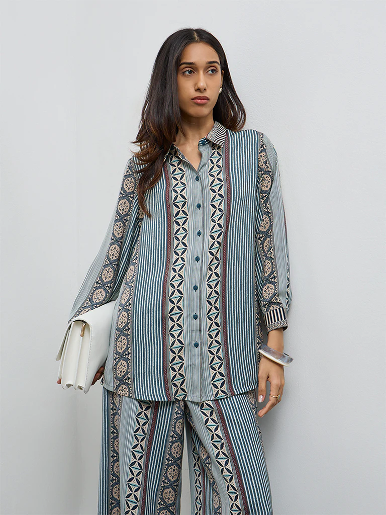 Utsa Green Printed Tunic