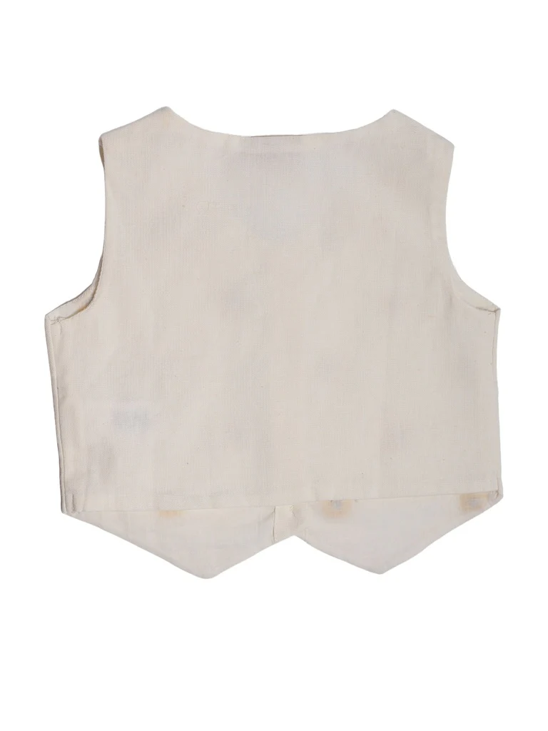 Utsa Kids Girls White Floral Embroidered Cotton-Blend Top - (2-8 yrs) - Image 4