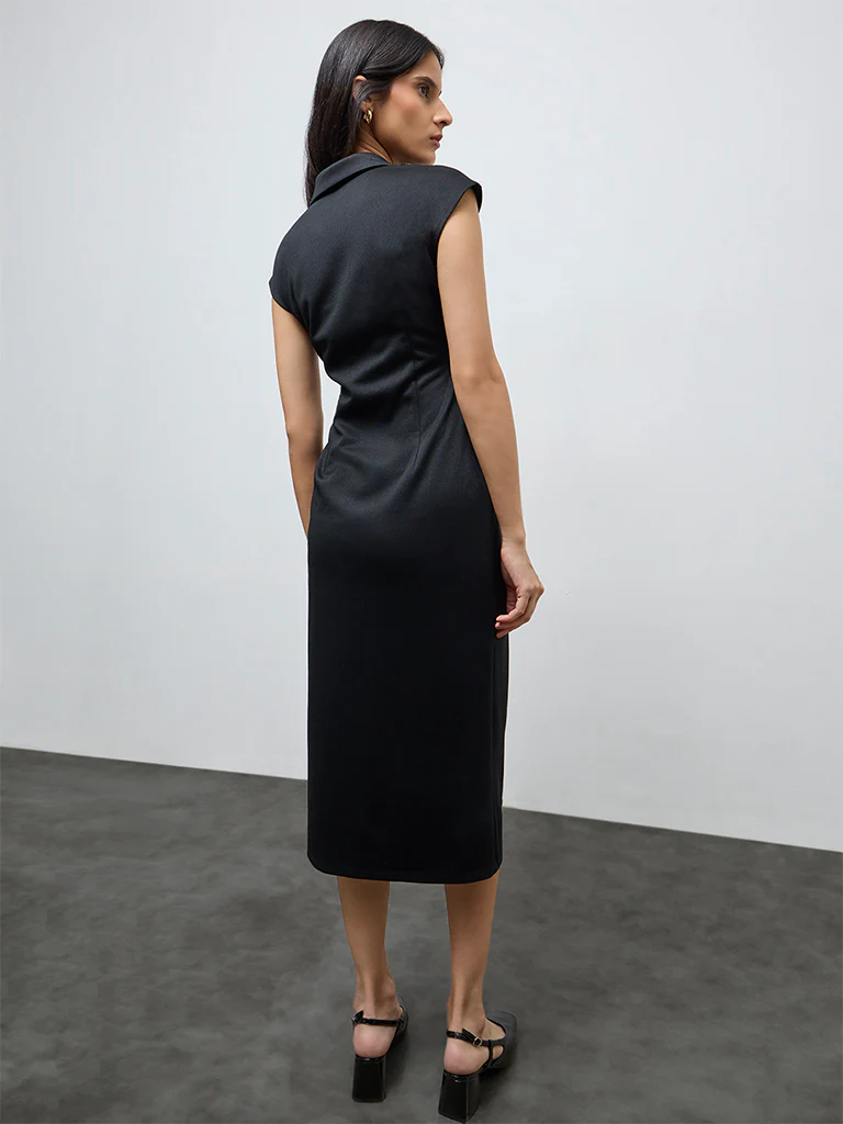 Wardrobe Black Bodycon Dress - Image 4