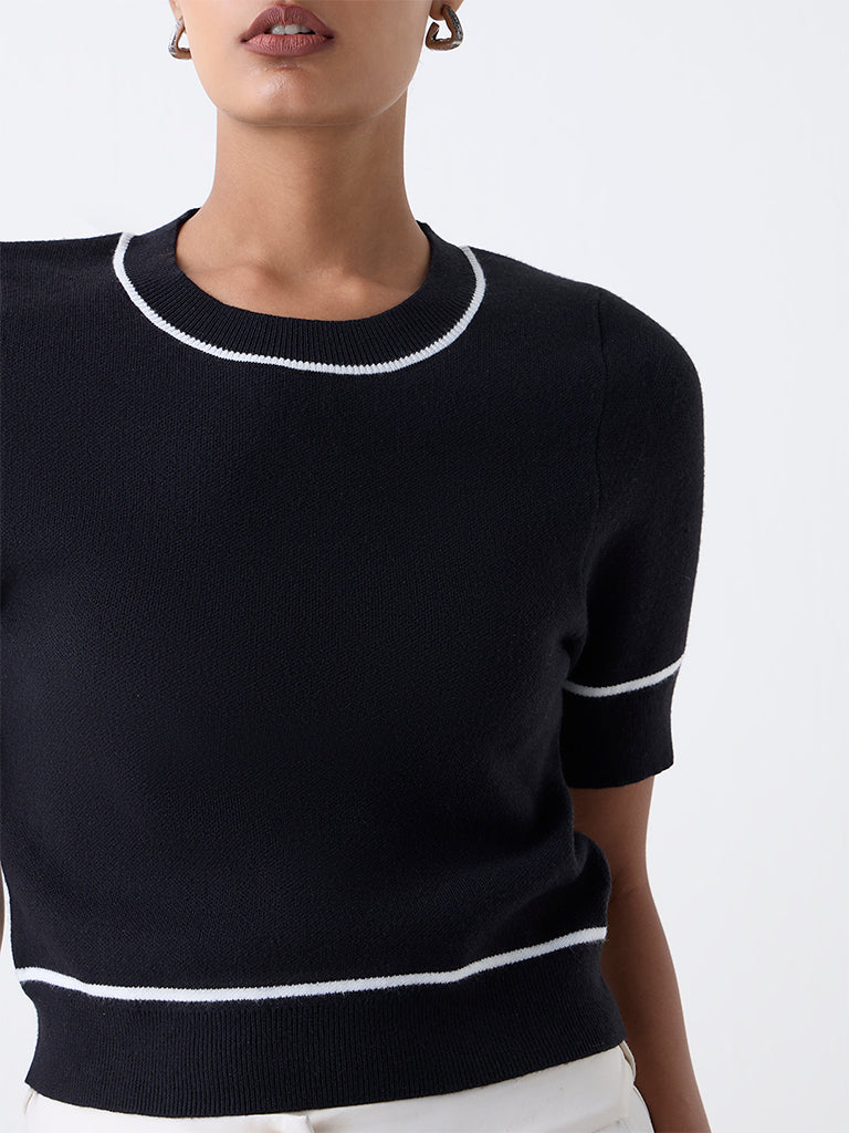 Wardrobe Black Sweater - Image 3