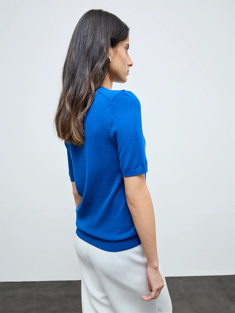 Wardrobe Blue Solid Top - Image 5