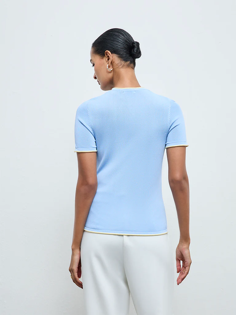 Wardrobe Blue Solid Top - Image 4