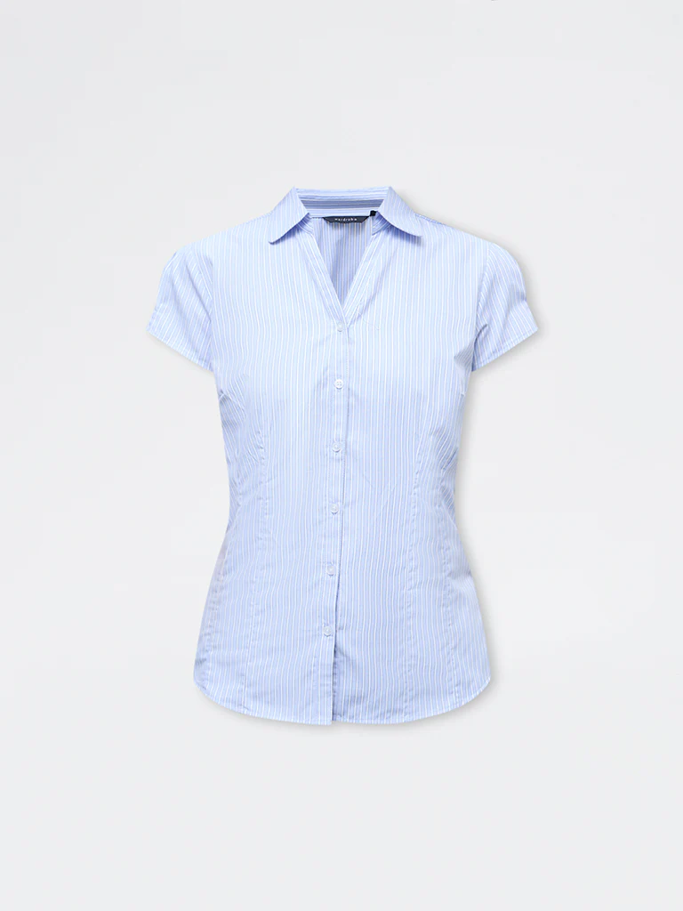 Wardrobe Blue Striped Shirt - Image 5