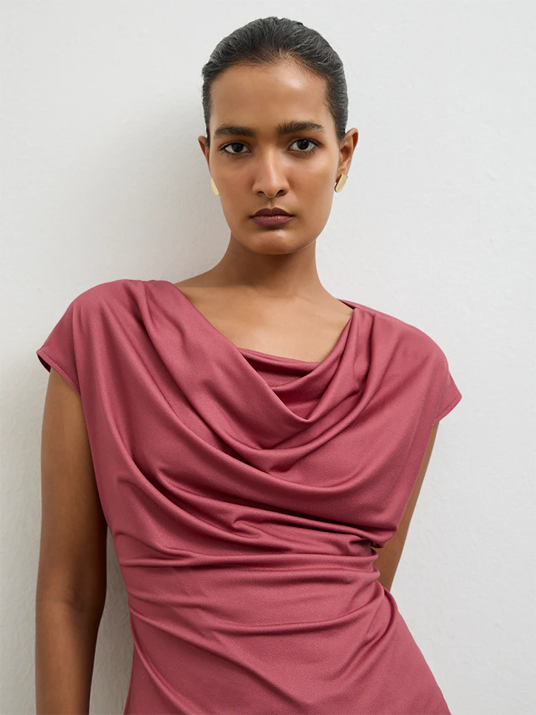 Wardrobe Dusty Pink Blouse - Image 3
