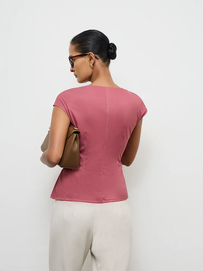 Wardrobe Dusty Pink Blouse - Image 4