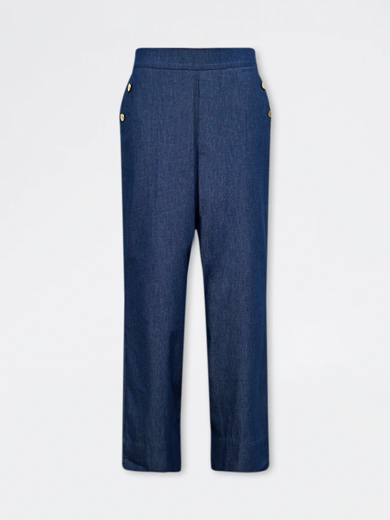 Wardrobe Indigo High-Rise Denim Trousers - Image 5