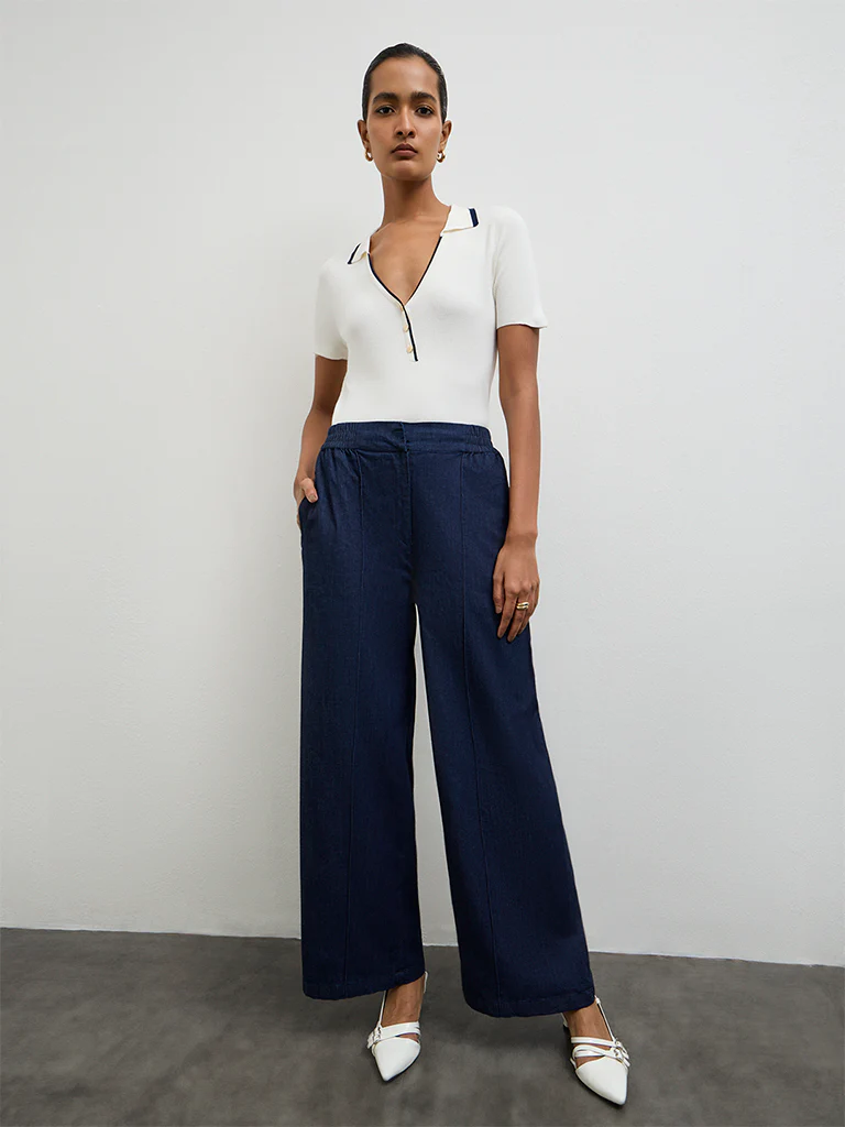 Wardrobe Ivory Knit-Textured Top