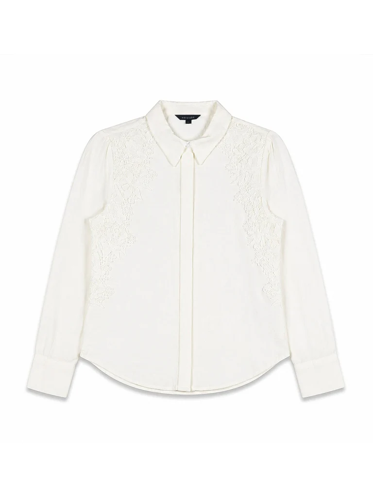 Wardrobe Ivory Lace Detailed Blouse - Image 5
