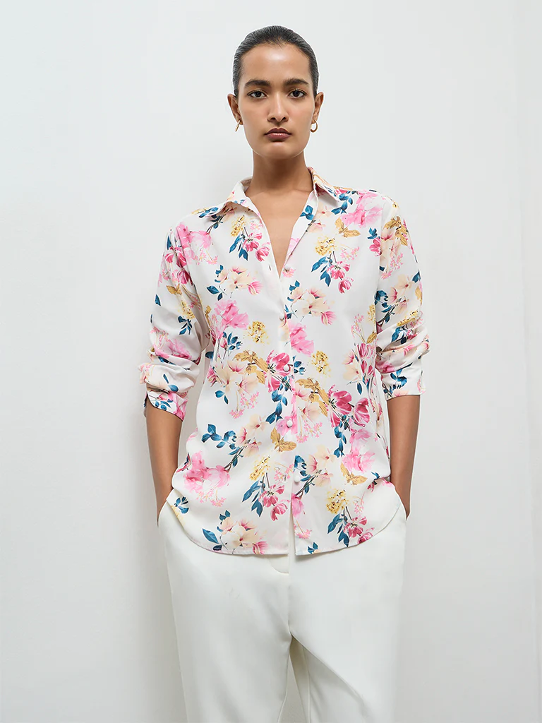 Wardrobe Multicolor Floral Printed Shirt