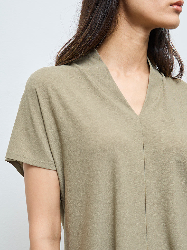 Wardrobe Olive Solid Top - Image 3