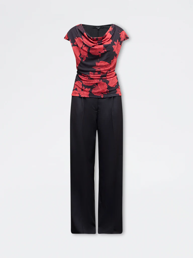 Wardrobe Red Floral Top - Image 5