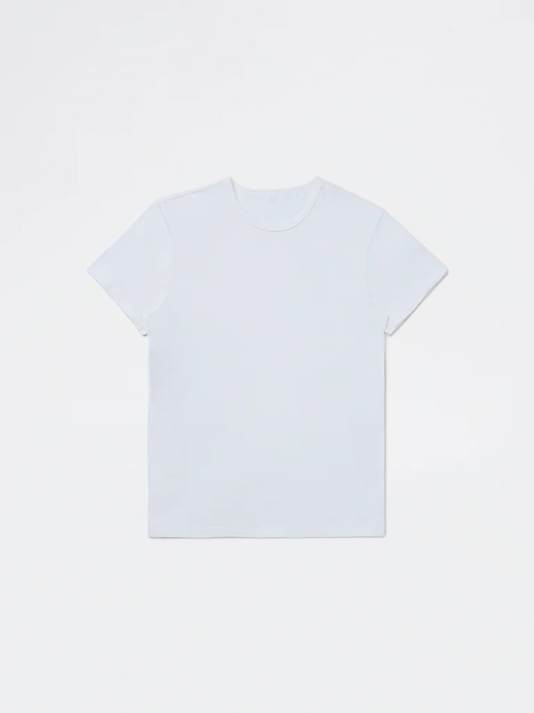 WES Lounge White Solid Cotton Vests - Pack of 2 - Image 2