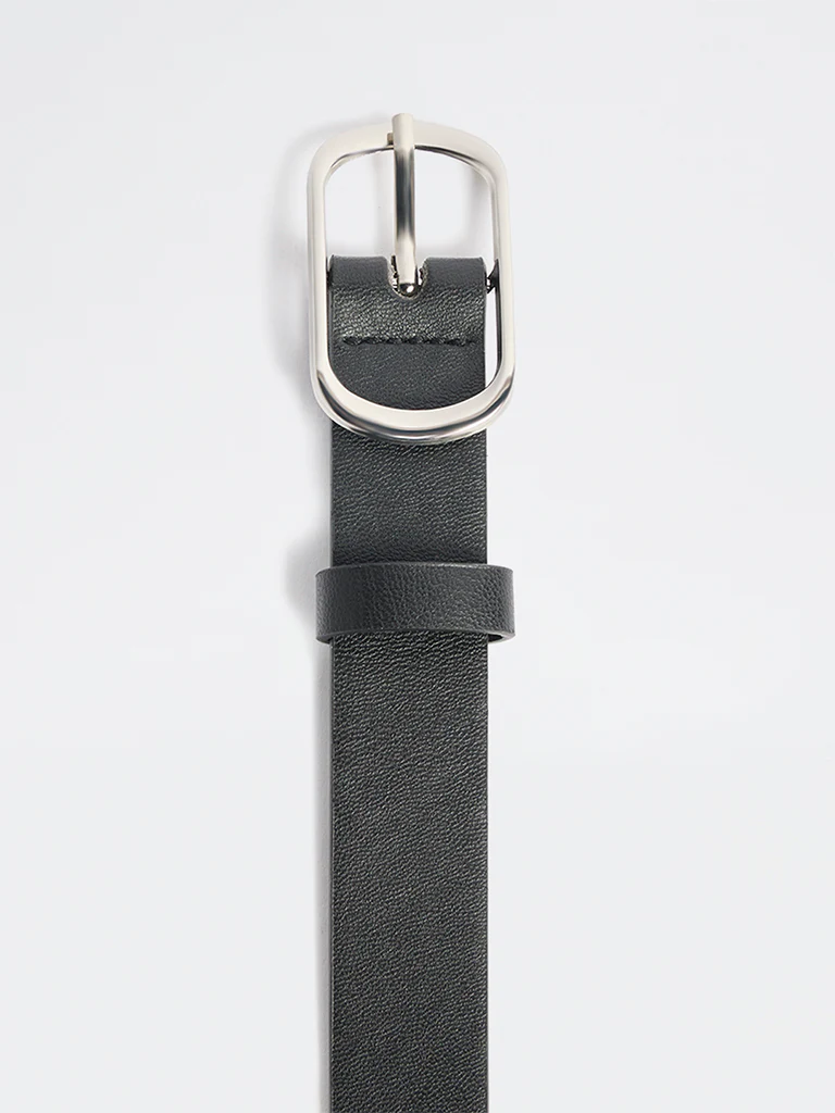 Westside Accessories Black Buckled Belt - Image 3