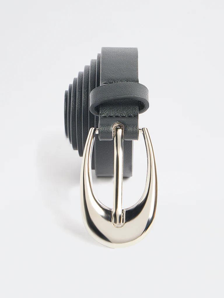 Westside Accessories Black Buckled Belt