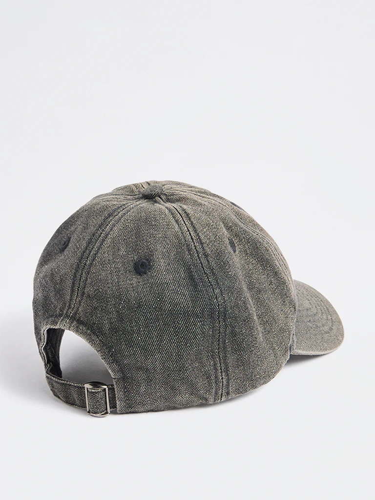 Westside Accessories Black Denim Twill Cap - Image 2