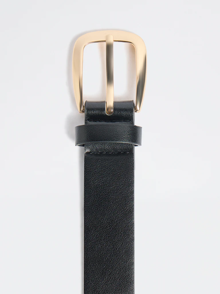 Westside Accessories Black Tapered Buckle Belt - Image 3