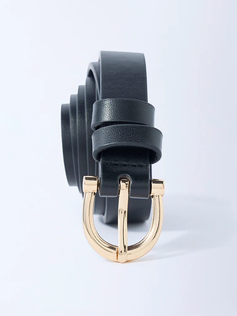 Westside Accessories Black U-Buckle Belt - Image 2