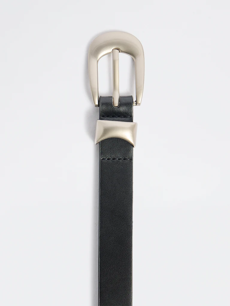 Westside Accessories Brown Buckle Keeper Belt - Image 3