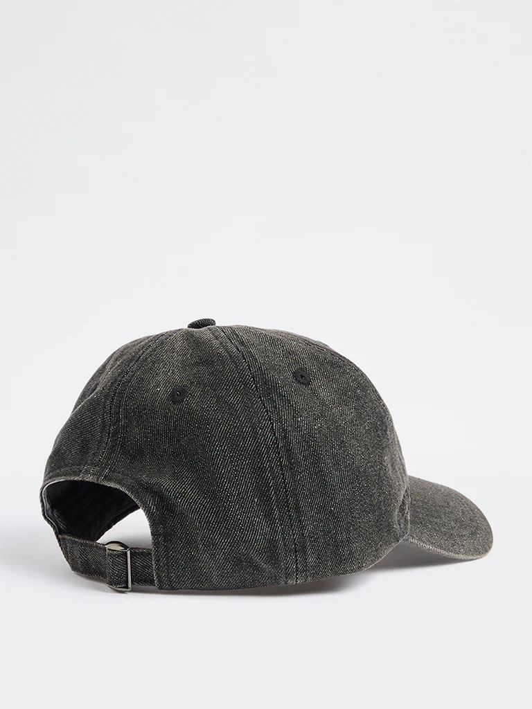 Westside Accessories Charcoal Cotton Cap - Image 2