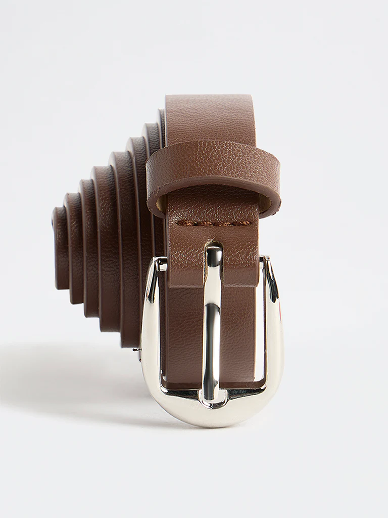 Westside Accessories Dark Brown Buckle Belt
