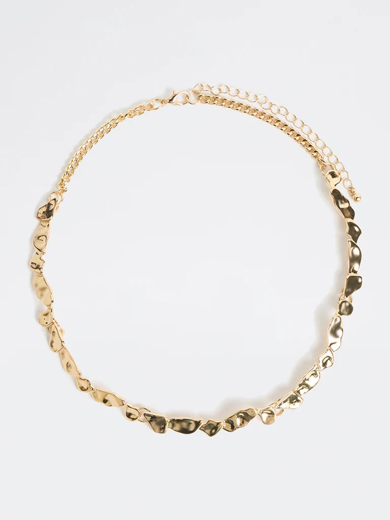Westside Accessories Gold Abstract Necklace