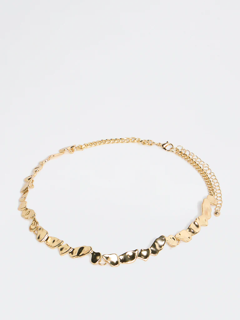Westside Accessories Gold Abstract Necklace - Image 2