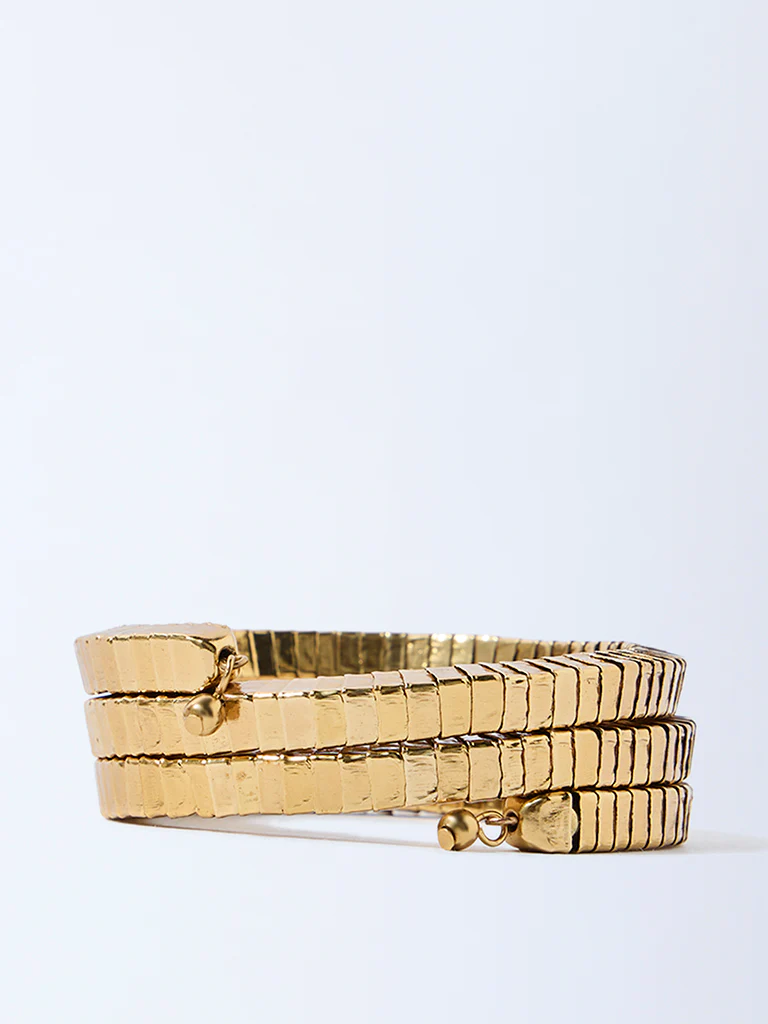 Westside Accessories Gold Coil Bracelet