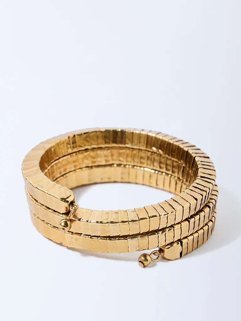 Westside Accessories Gold Coil Bracelet - Image 2